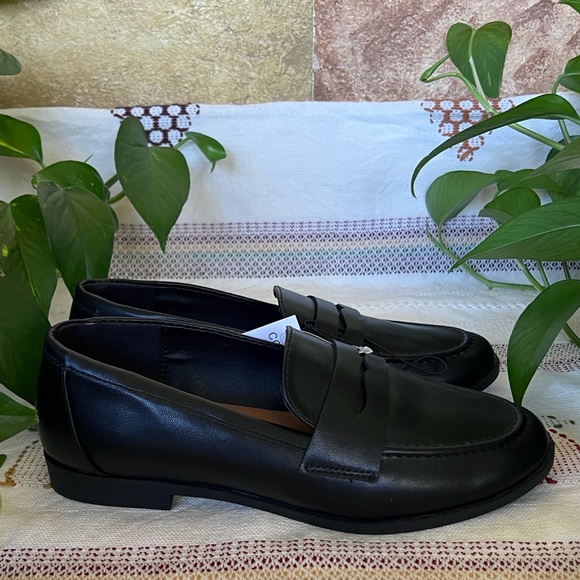 NEW Kensie Women’s Slip-On Gitty Dark Academia Penny Black Loafers, Size 8.5M - Picture 5 of 13